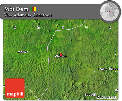 Satellite Map of Mbi Dem