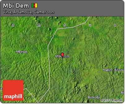 Satellite Map of Mbi Dem
