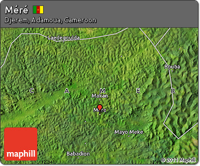 Satellite Map of Méré