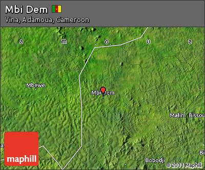Satellite Map of Mbi Dem