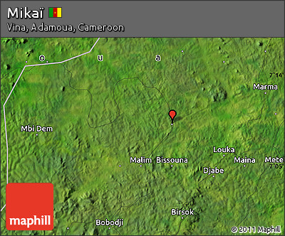 Satellite Map of Mikaï