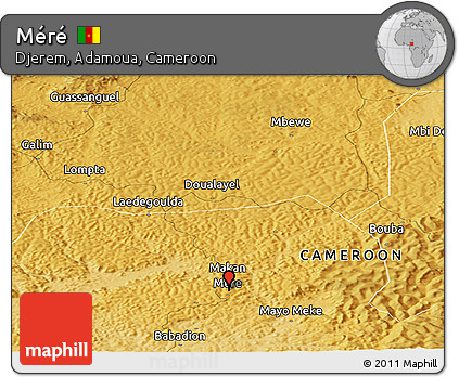 Physical Panoramic Map of Méré