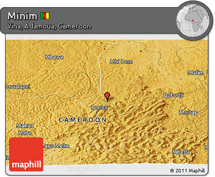 Physical Panoramic Map of Minim
