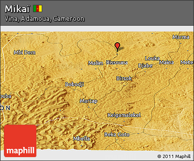 Physical Panoramic Map of Mikaï