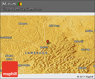 Physical Panoramic Map of Minim