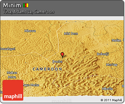 Physical Panoramic Map of Minim