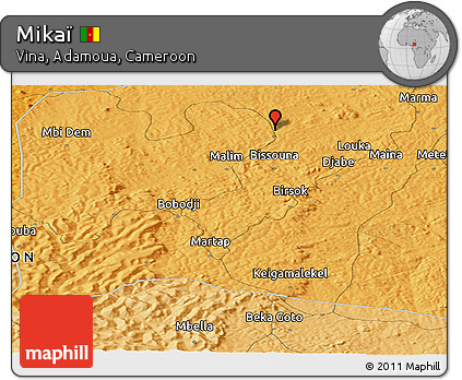 Political Panoramic Map of Mikaï