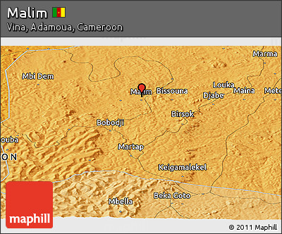 Political Panoramic Map of Malim