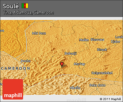Political Panoramic Map of Soulé