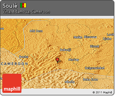 Political Panoramic Map of Soulé