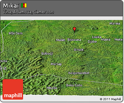 Satellite Panoramic Map of Mikaï