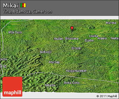Satellite Panoramic Map of Mikaï