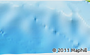 Physical 3D Map of the area around 6° 59' 36" N, 12° 40' 30" W