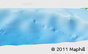 Physical Panoramic Map of the area around 6° 59' 36" N, 12° 40' 30" W