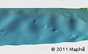 Satellite Panoramic Map of the area around 6° 59' 36" N, 12° 40' 30" W