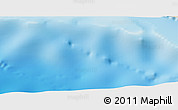 Shaded Relief Panoramic Map of the area around 6° 59' 36" N, 12° 40' 30" W