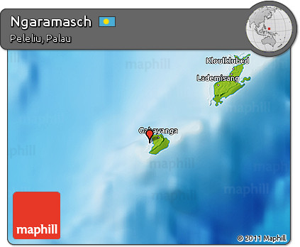 Physical 3D Map of Ngaramasch