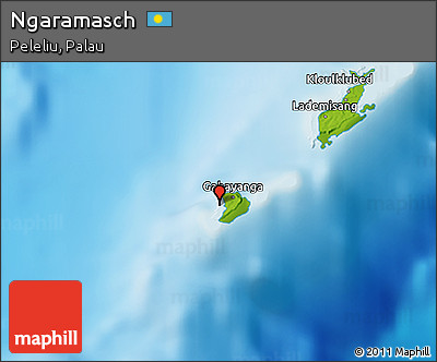 Physical 3D Map of Ngaramasch
