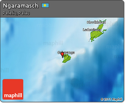 Physical 3D Map of Ngaramasch