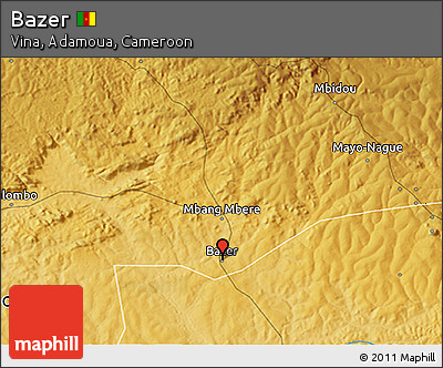 Physical 3D Map of Bazer
