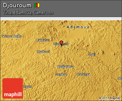 Physical 3D Map of Djouroum