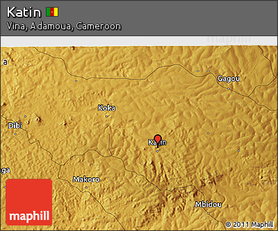 Physical 3D Map of Katin