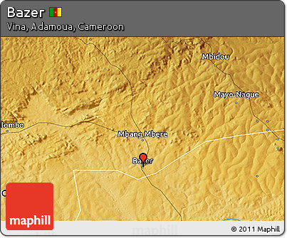 Physical 3D Map of Bazer