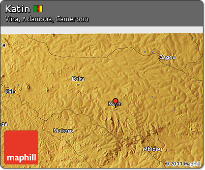 Physical 3D Map of Katin