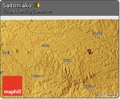 Physical 3D Map of Sadoniako
