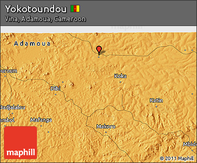 Political 3D Map of Yokotoundou