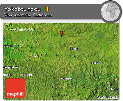 Satellite 3D Map of Yokotoundou