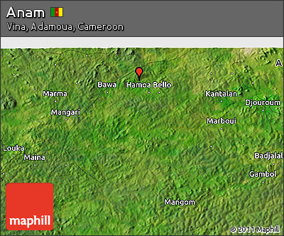 Satellite 3D Map of Anam