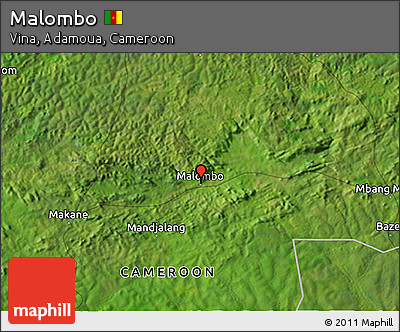 Satellite 3D Map of Malombo