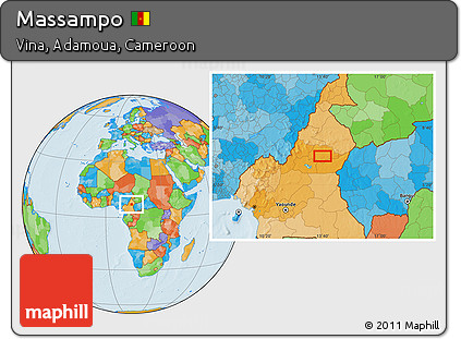 Political Location Map of Massampo