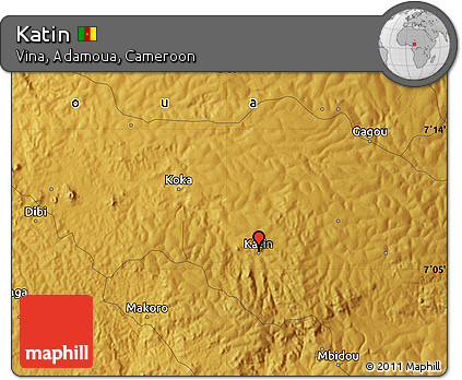 Physical Map of Katin