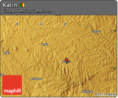 Physical Map of Katin