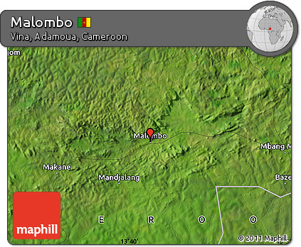 Satellite Map of Malombo