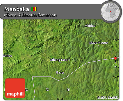 Satellite Map of Manbaka