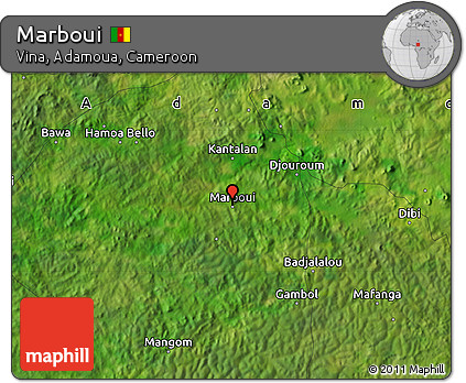 Satellite Map of Marboui