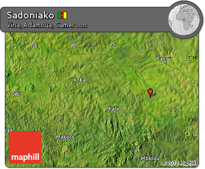 Satellite Map of Sadoniako