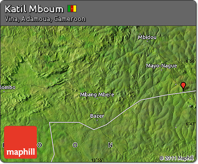 Satellite Map of Katil Mboum