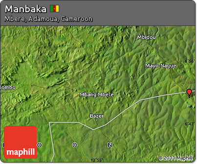 Satellite Map of Manbaka