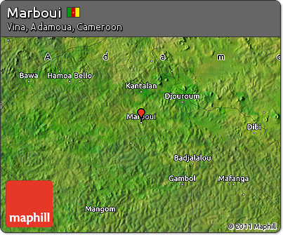 Satellite Map of Marboui