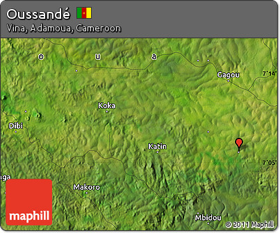 Satellite Map of Oussandé