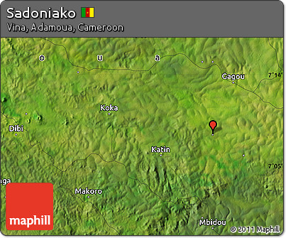 Satellite Map of Sadoniako