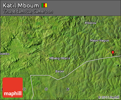 Satellite Map of Katil Mboum
