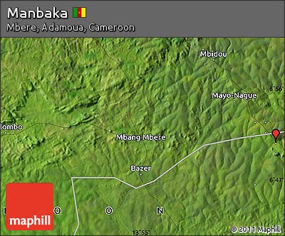 Satellite Map of Manbaka