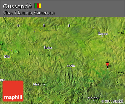 Satellite Map of Oussandé