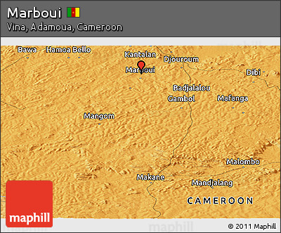 Political Panoramic Map of Marboui