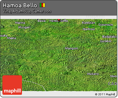 Satellite Panoramic Map of Hamoa Bello